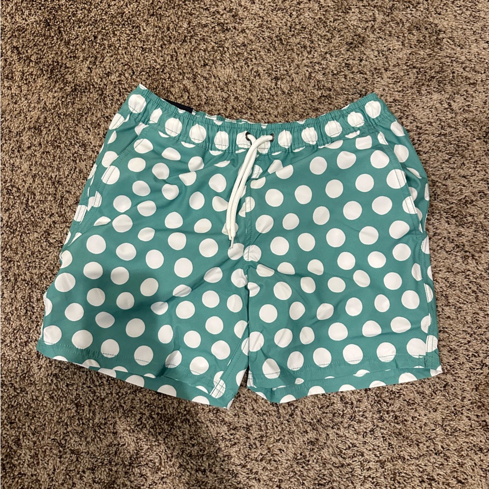 NWT J CREW 6 inch inseam swim trunks lined